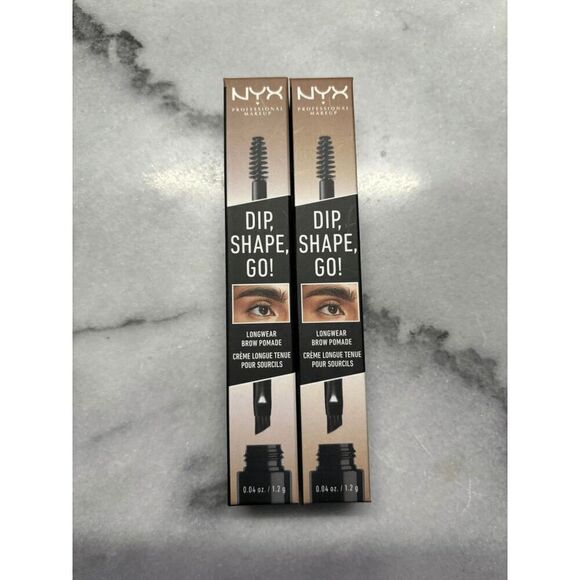 NYX Dip Shape Go Longwear Brow Pomade Blonde Lot of 2 - Picture 1 of 2